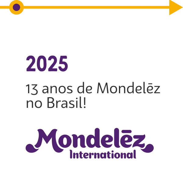 Trajetória Mondelēz — 2025: 13 anos da Mondelēz no Brasil